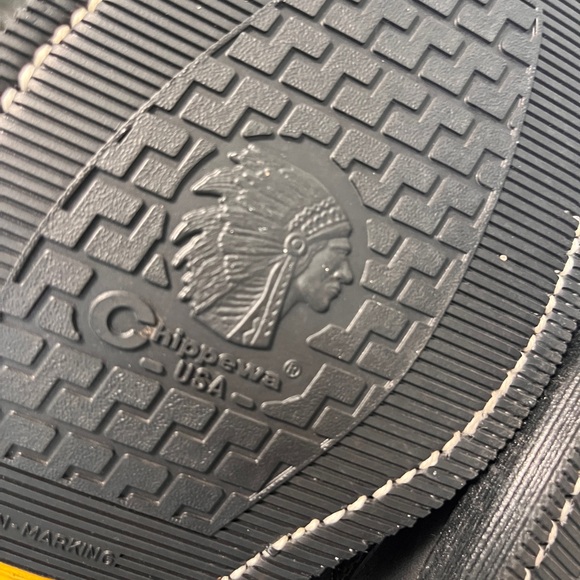 Chippewa Rally Black Leather Riding Boots Sz 7D Worn Twice - Picture 8 of 9